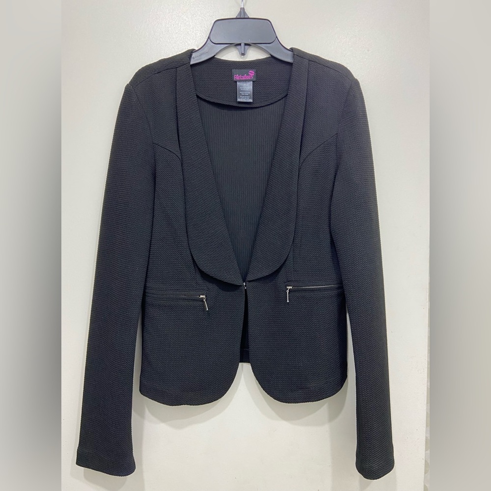 Women black blazer size M